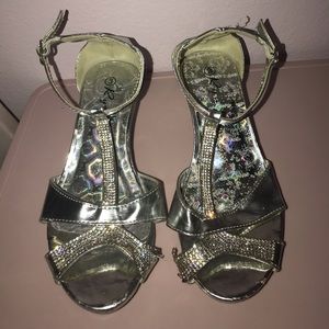 Sliver High Heels For Girls